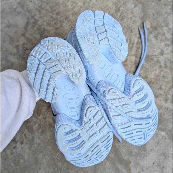 Adidas EQT Gazelle EE4822 Low Top Leather/Mesh Snealers in Glow Blue, size 8.5 - Picture 9 of 9